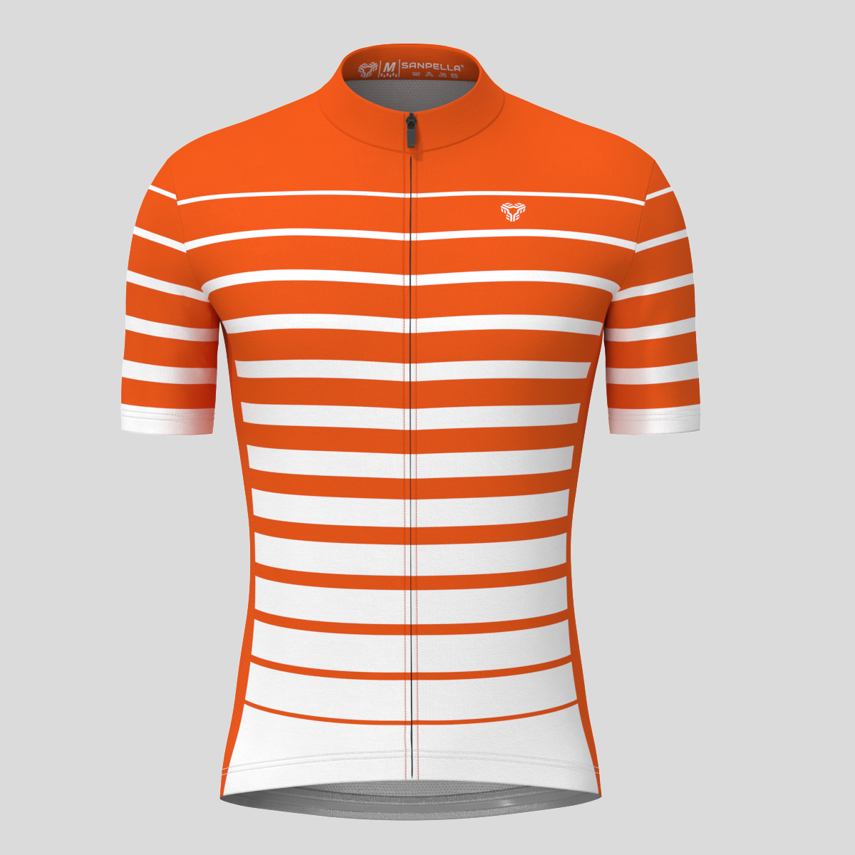 Gradient Stripes Men's Jersey - Tangerine
