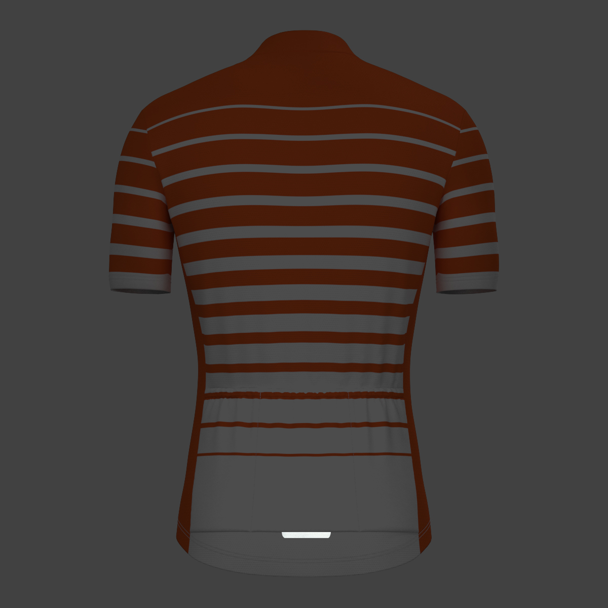 Gradient Stripes Men's Jersey - Tangerine
