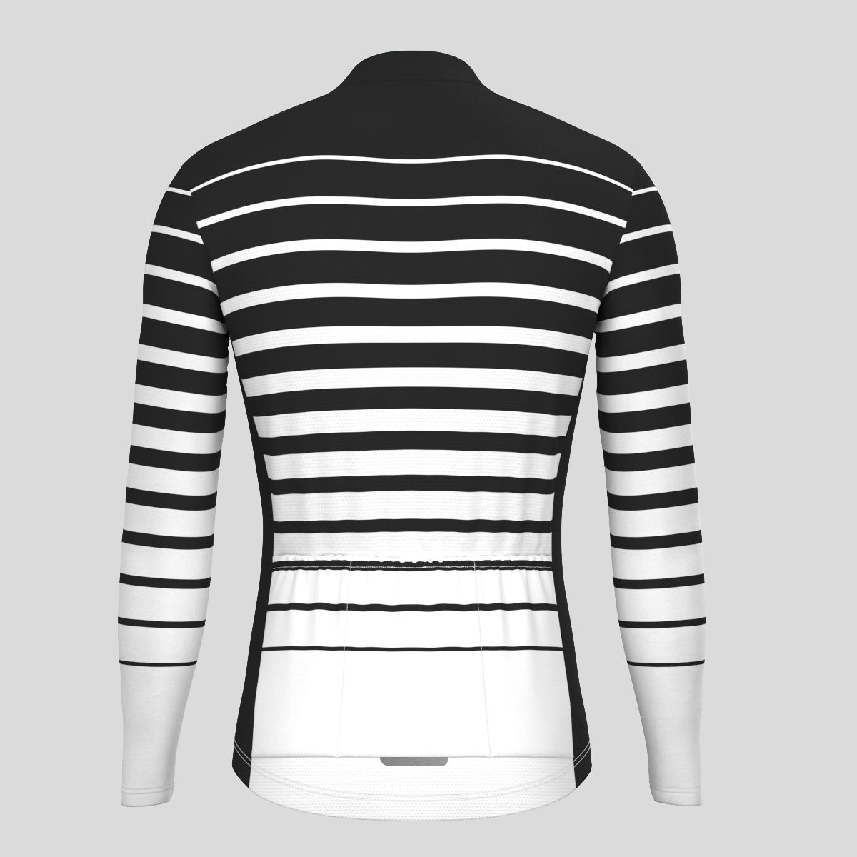 Gradient Stripes Men's LS Jersey - Black