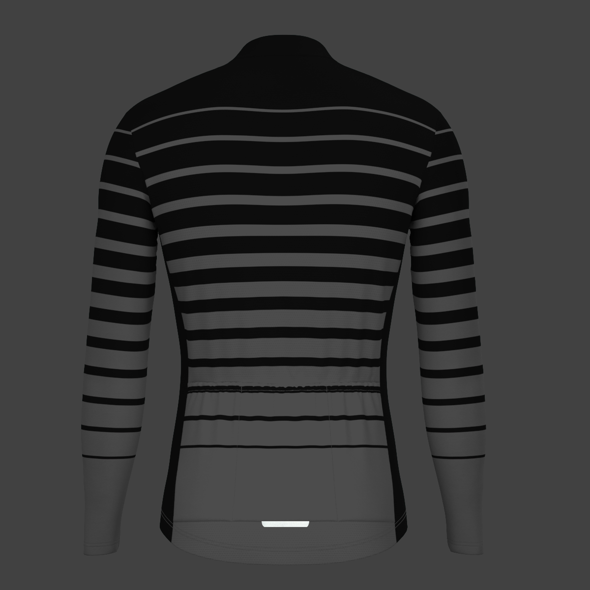 Gradient Stripes Men's LS Jersey - Black