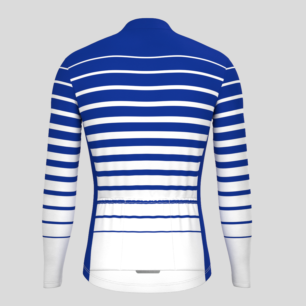 Gradient Stripes Men's LS Jersey - Racing Blue