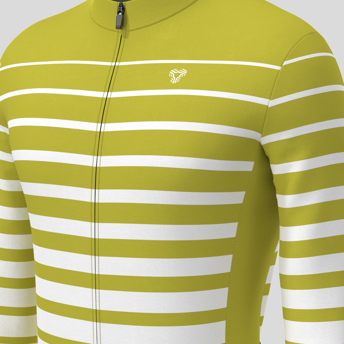 Gradient Stripes Men's LS Jersey - Fern 