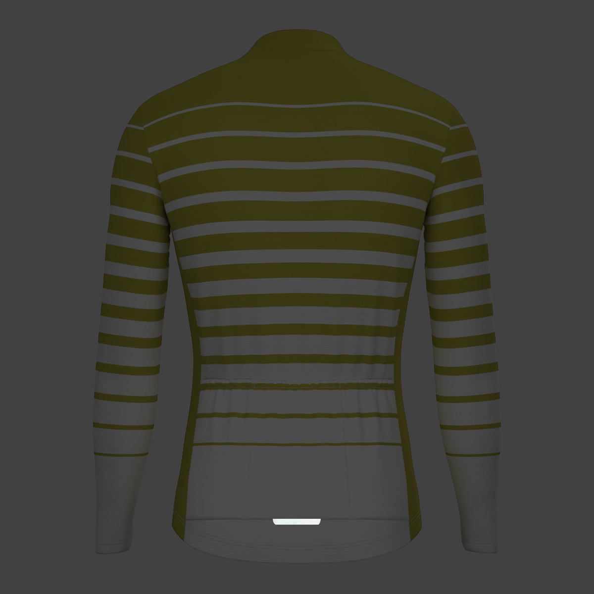 Gradient Stripes Men's LS Jersey - Fern 