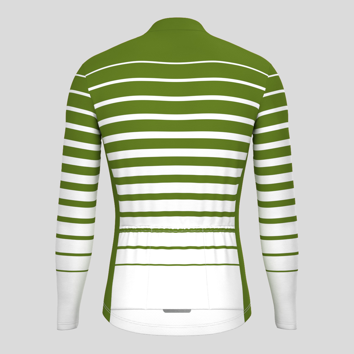Gradient Stripes Men's LS Jersey - Forest 