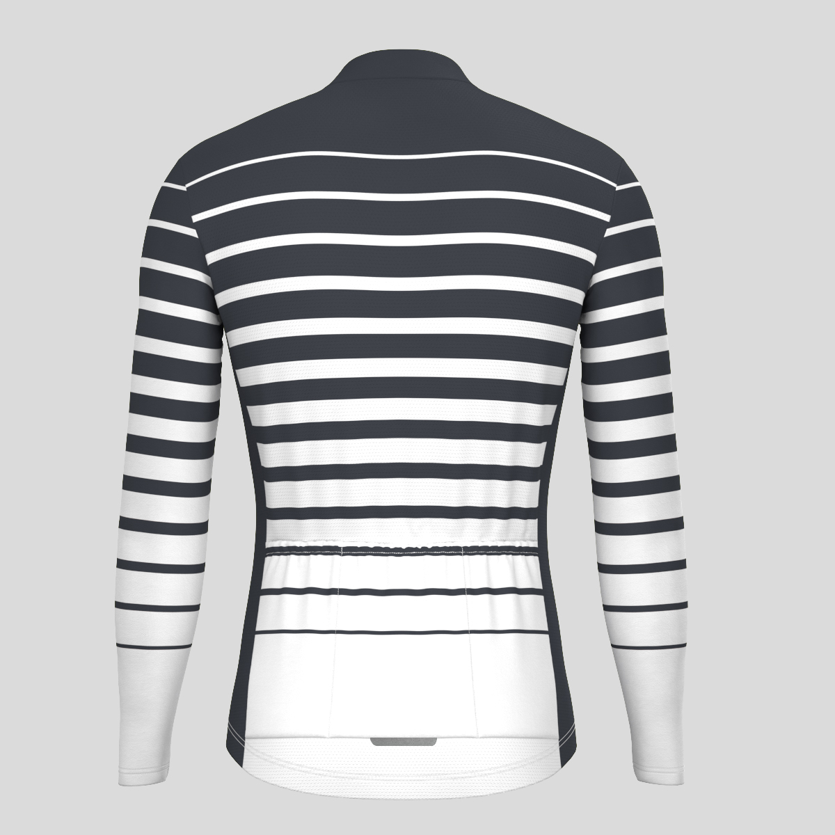 Gradient Stripes Men's LS Jersey - Graphite