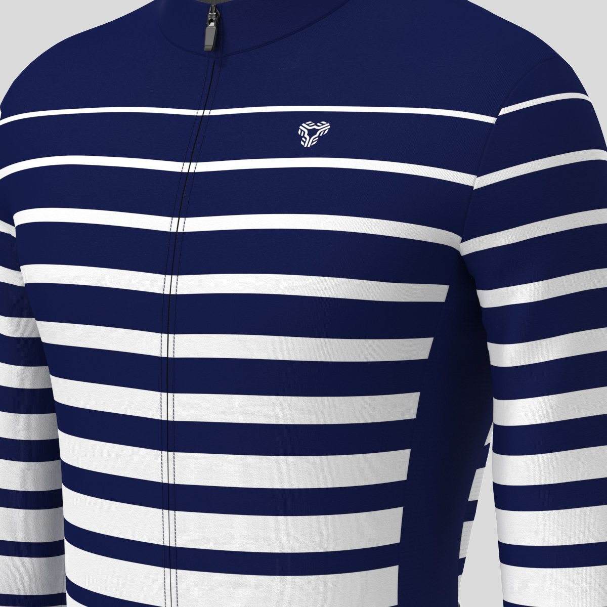 Gradient Stripes Men's LS Jersey - Ink