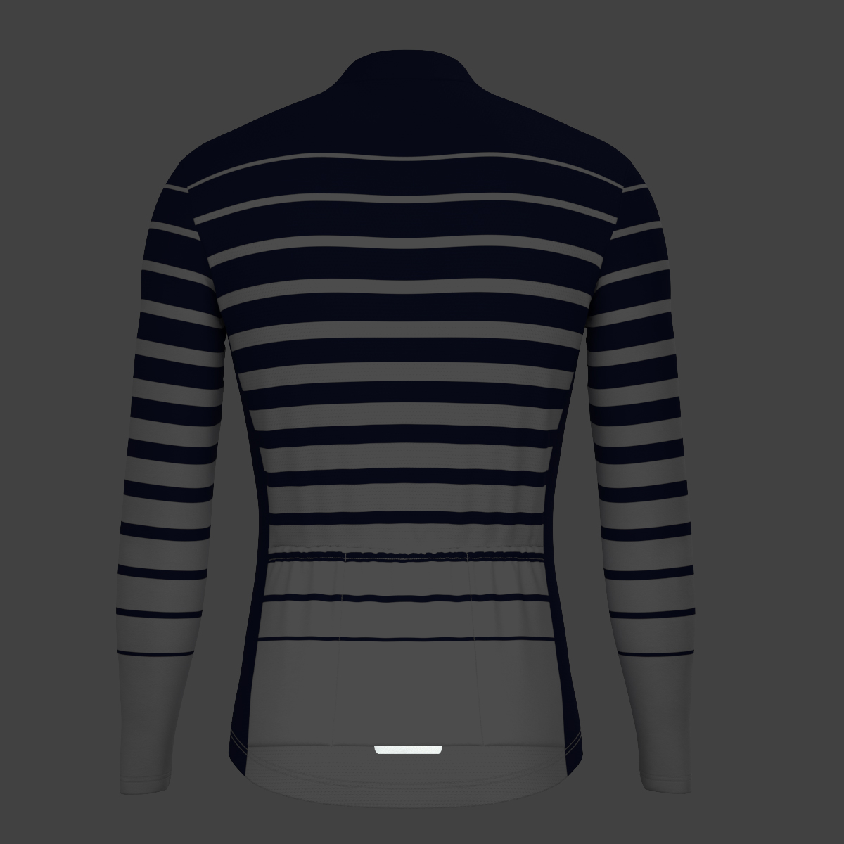 Gradient Stripes Men's LS Jersey - Ink