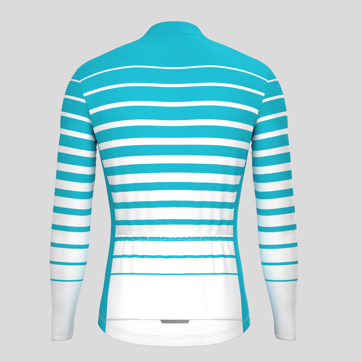 Gradient Stripes Men's LS Jersey - Ocean