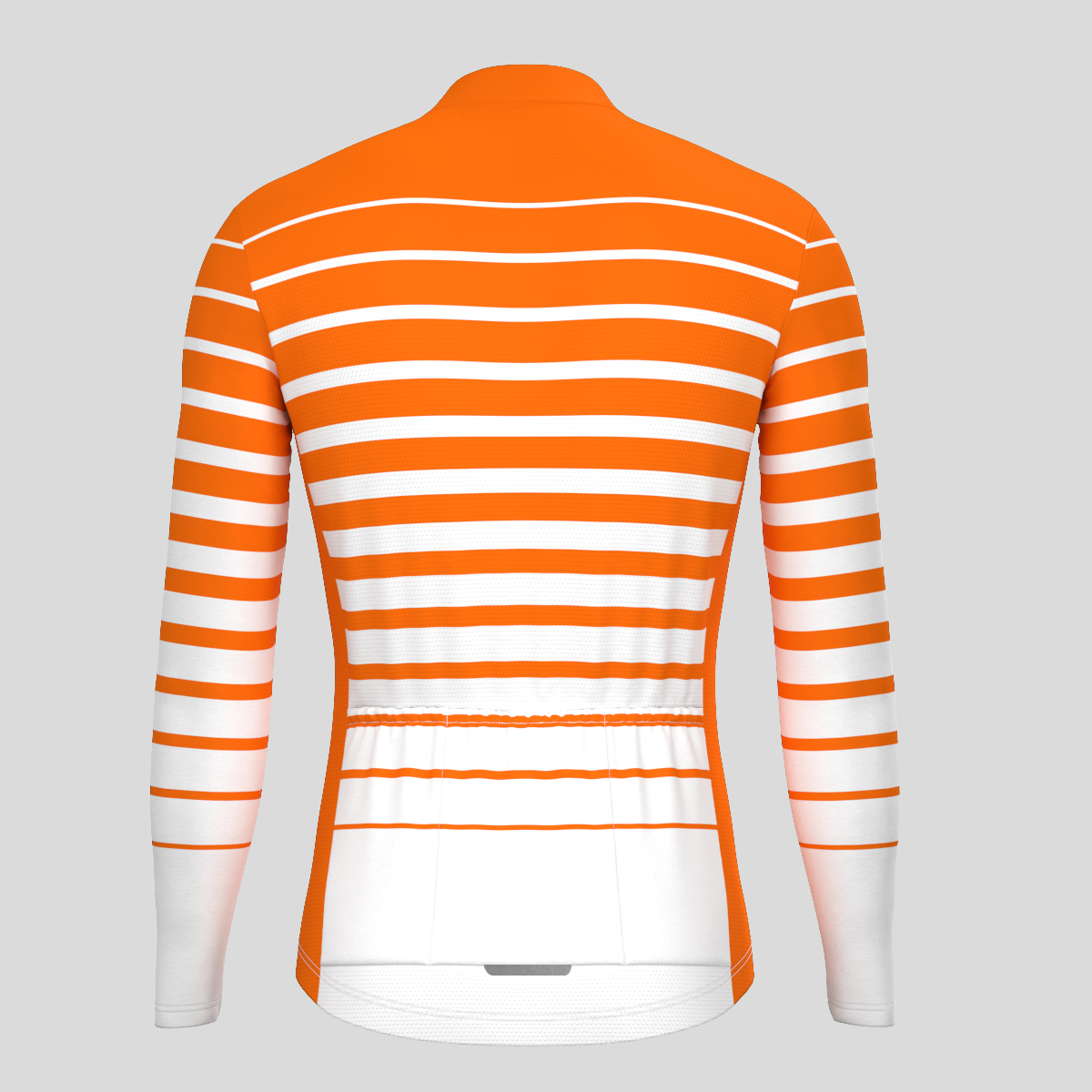 Gradient Stripes Men's LS Jersey - Orange