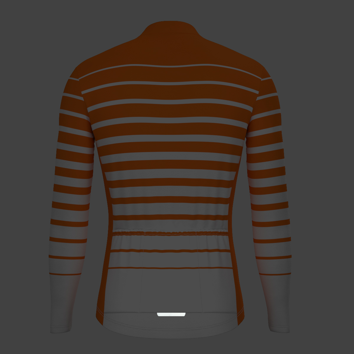 Gradient Stripes Men's LS Jersey - Orange