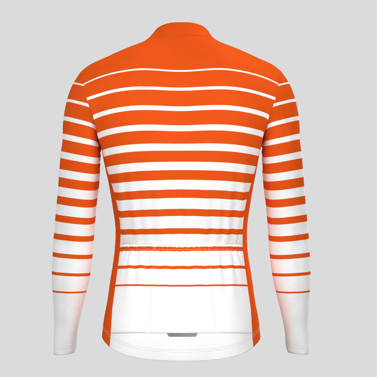 Gradient Stripes Men's LS Jersey - Tangerine