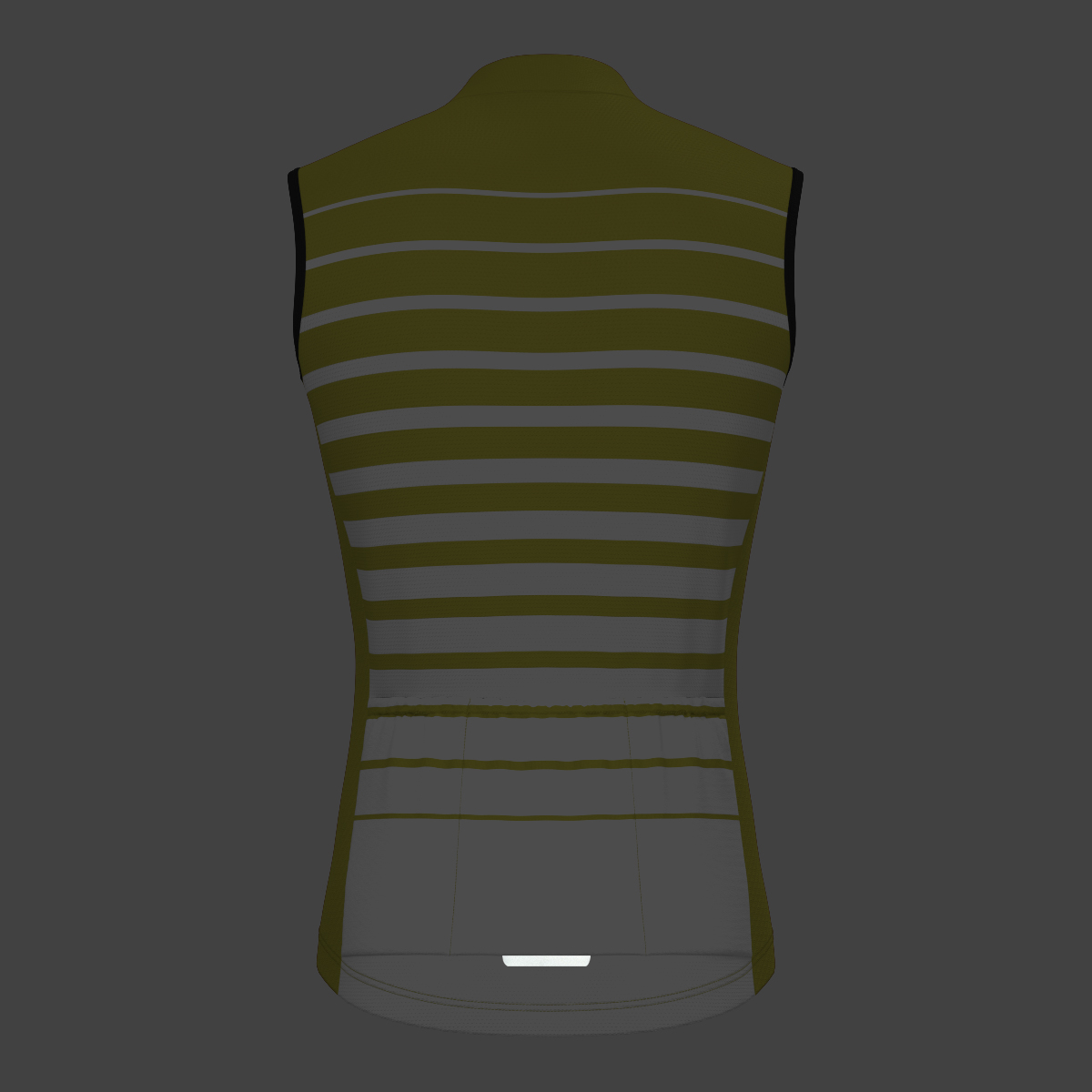 Gradient Stripes Men's Sleeveless Jersey - Fern