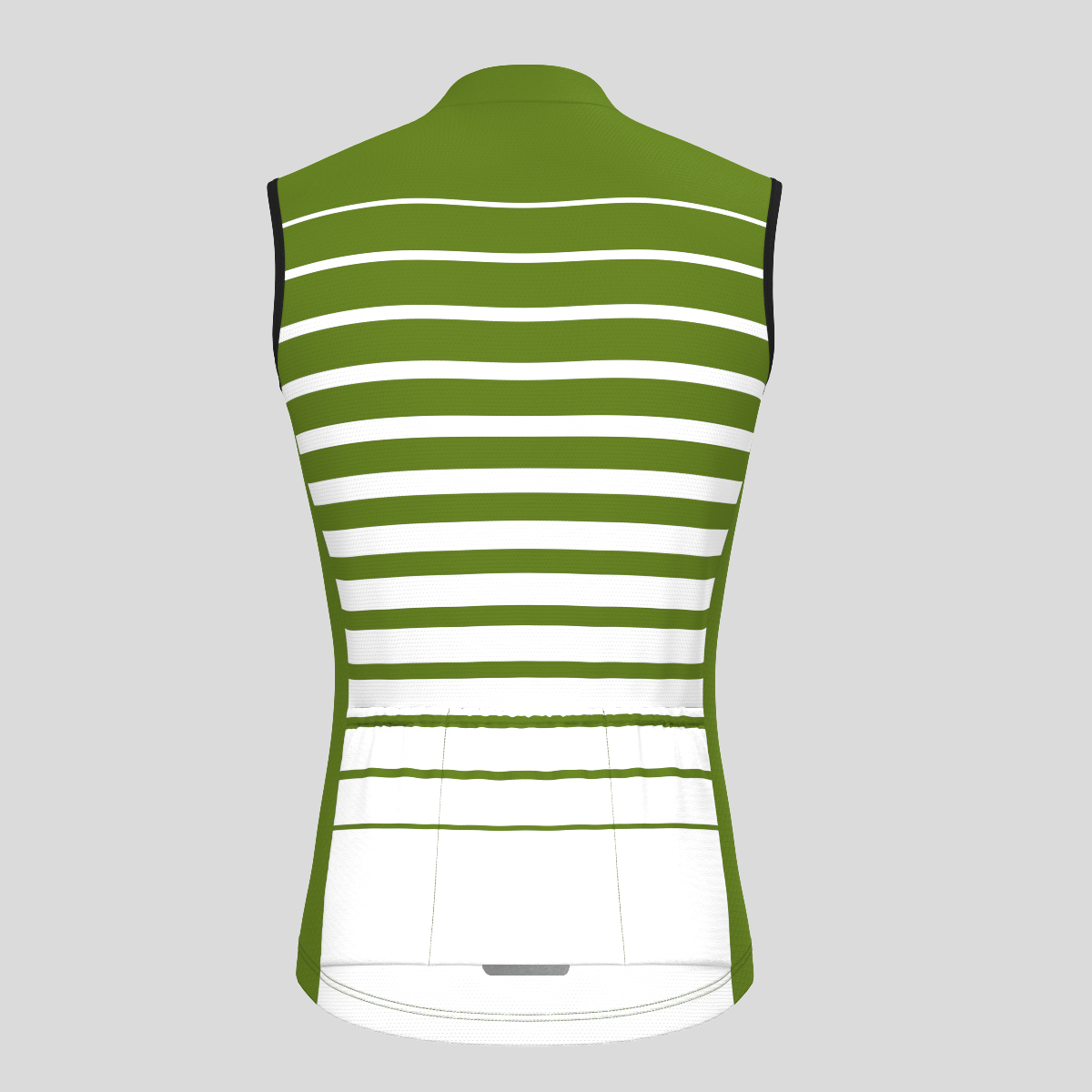Gradient Stripes Men's Sleeveless Jersey - Forest