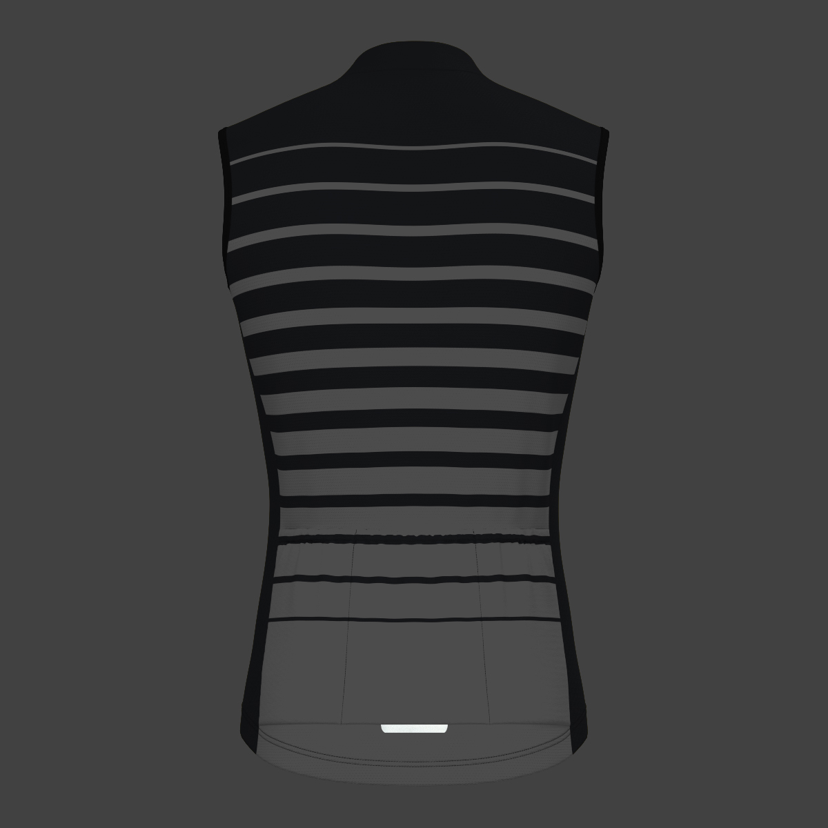 Gradient Stripes Men's Sleeveless Jersey - Graphite