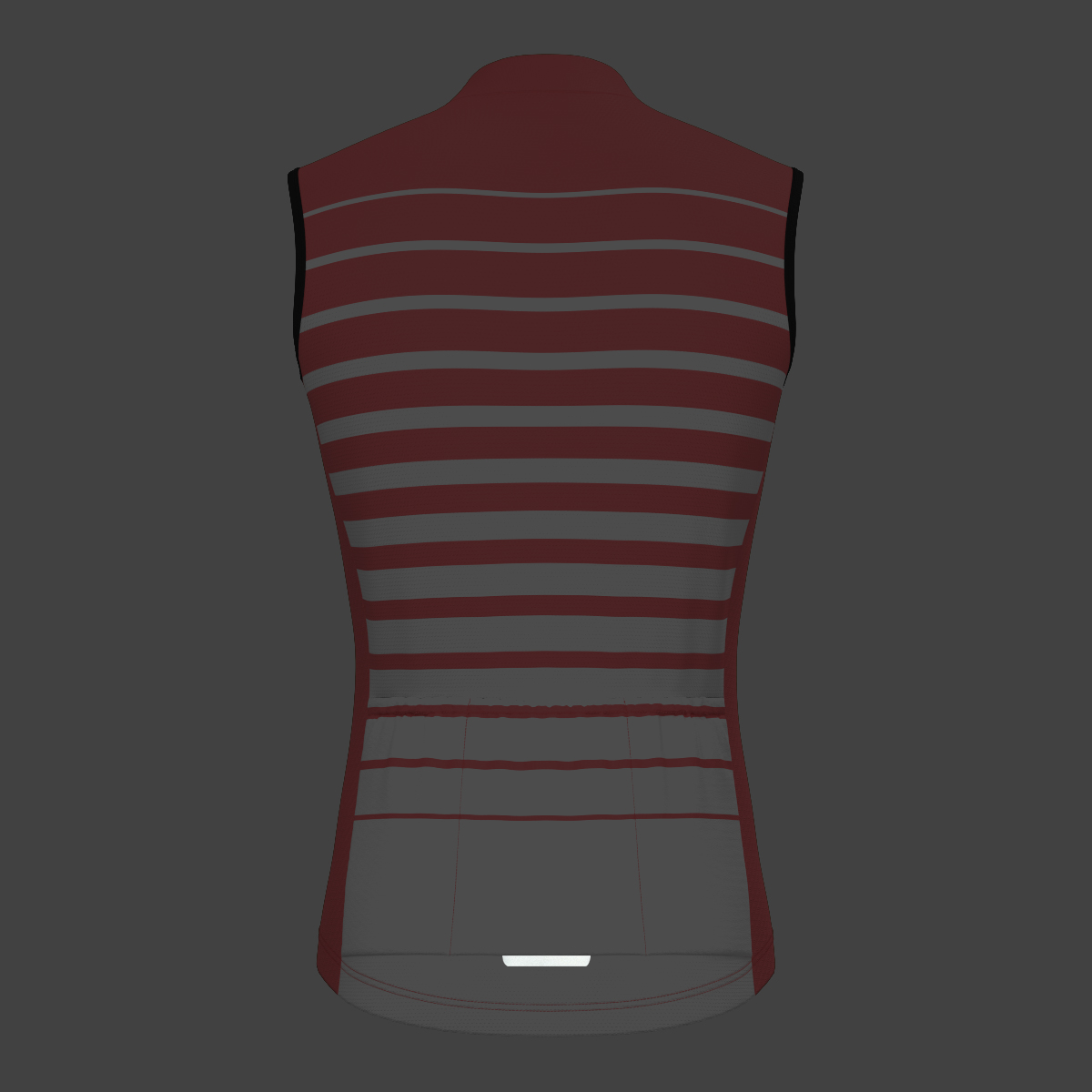 Gradient Stripes Men's Sleeveless Jersey - Guava