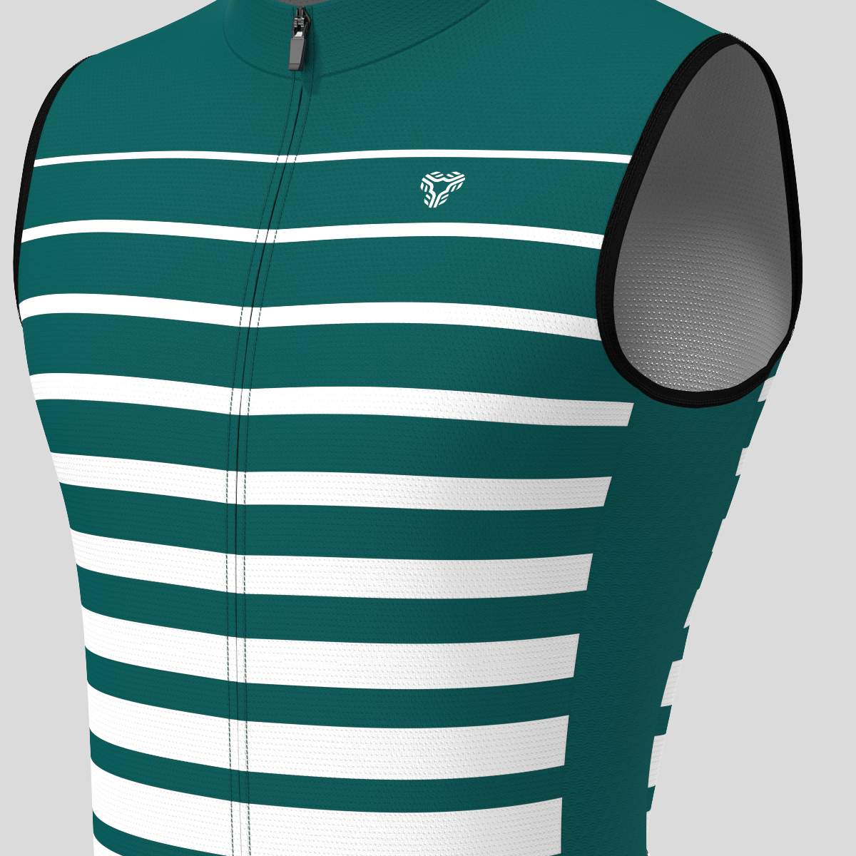 Gradient Stripes Men's Sleeveless Jersey - Midnight