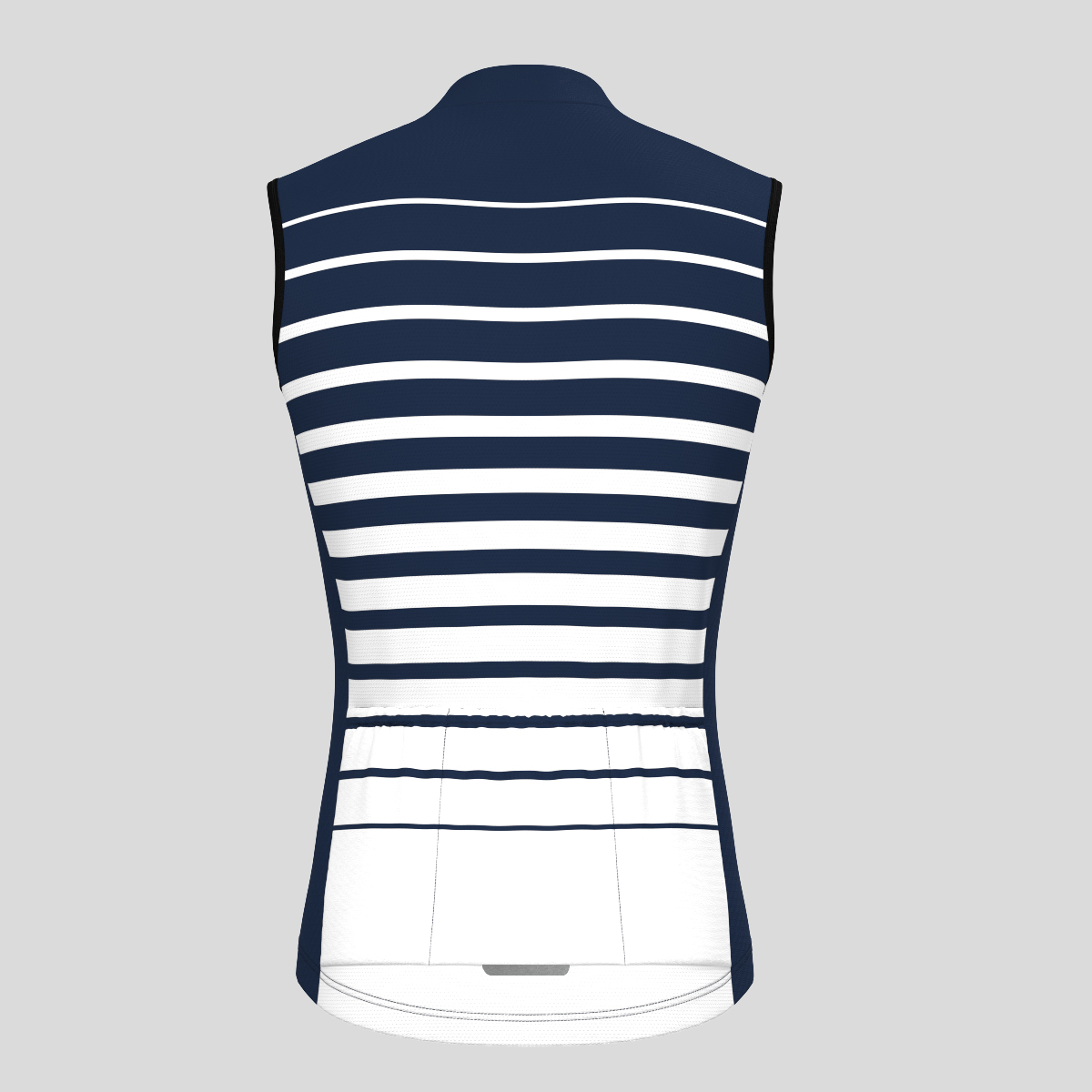 Gradient Stripes Men's Sleeveless Jersey - Navy