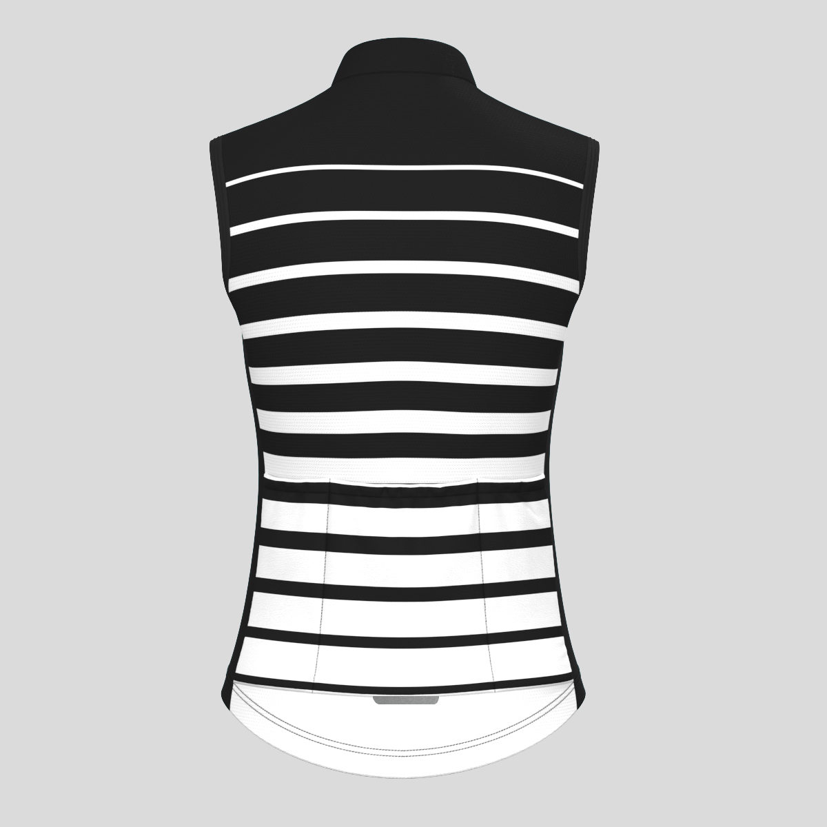 Gradient Stripes Women's Jersey - Black/White