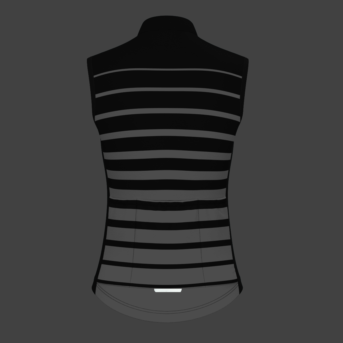 Gradient Stripes Women's Jersey - Black/White