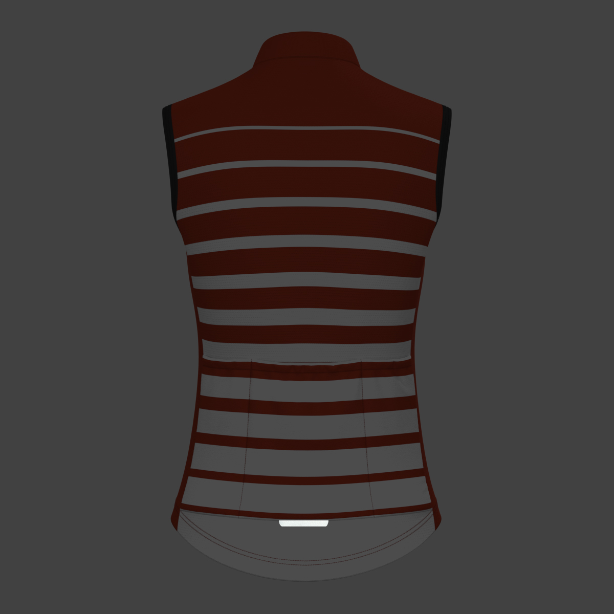 Gradient Stripes Women's Jersey - Brick