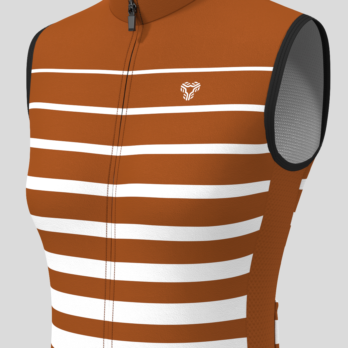 Gradient Stripes Women's Jersey - Caramel