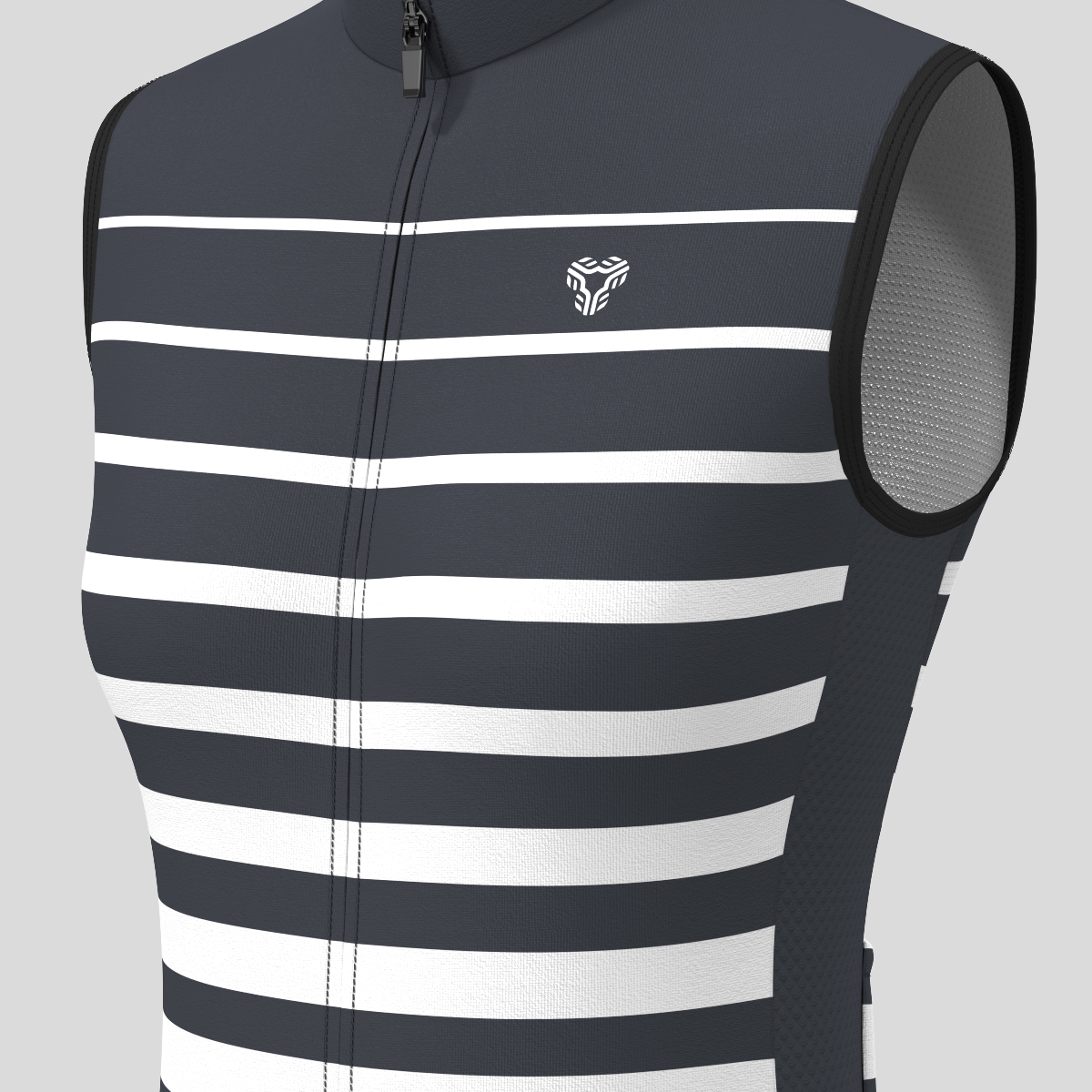 Gradient Stripes Women's Jersey - Graphite