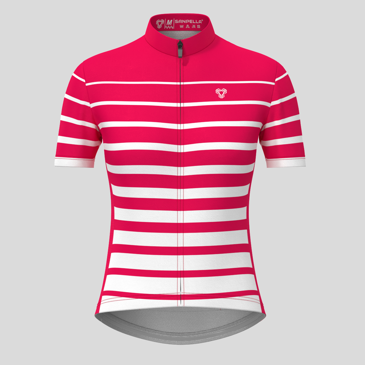 Gradient Stripes Women's Jersey - Jester red