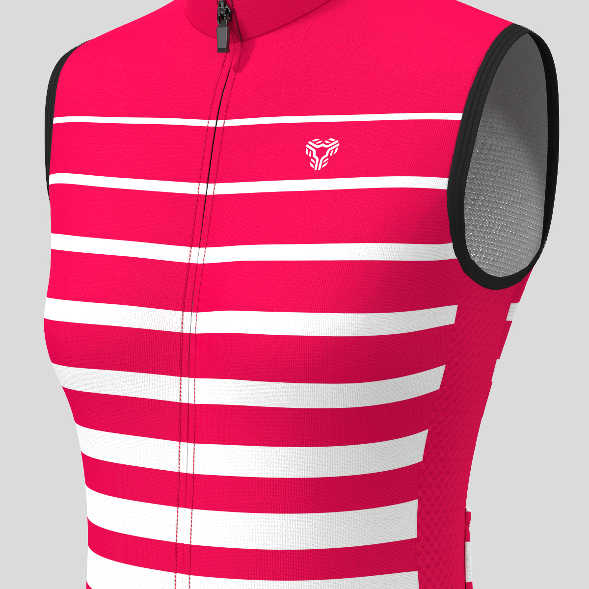 Gradient Stripes Women's Jersey - Jester red