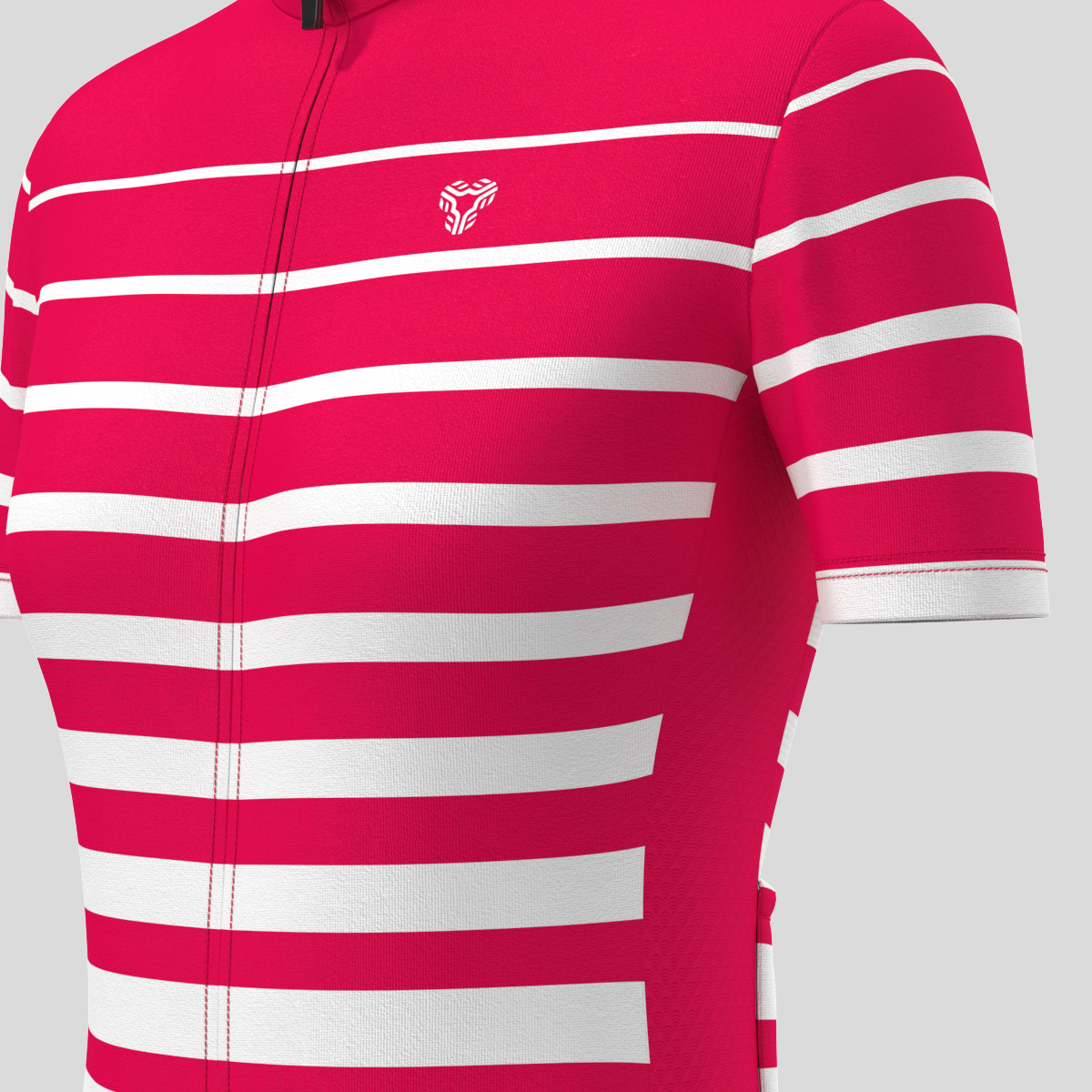 Gradient Stripes Women's Jersey - Jester red