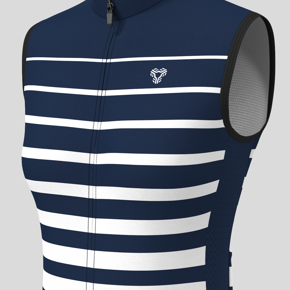 Gradient Stripes Women's Jersey - Navy