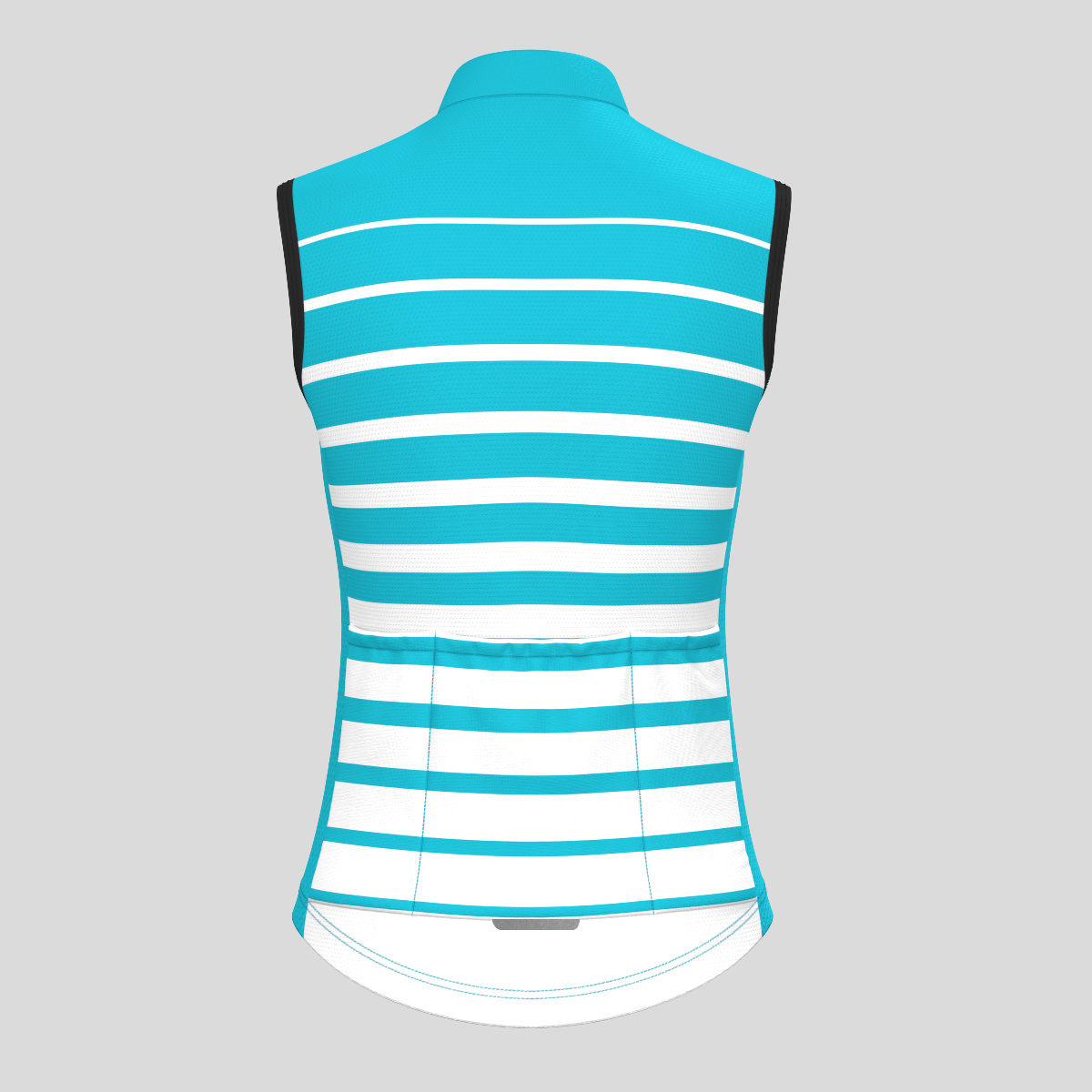Gradient Stripes Women's Jersey - Ocean