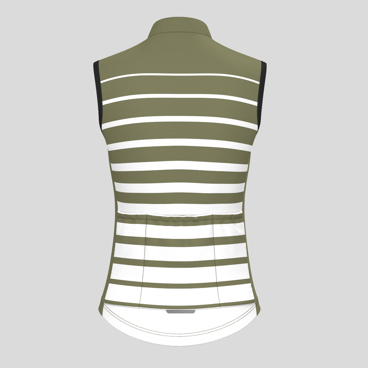 Gradient Stripes Women's Jersey - Olive