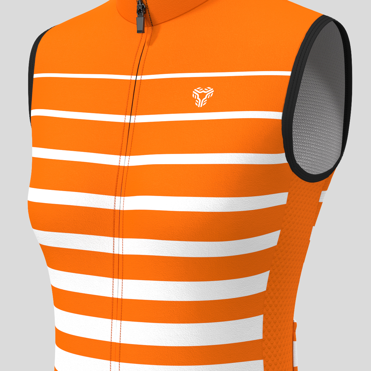 Gradient Stripes Women's Jersey - Orange