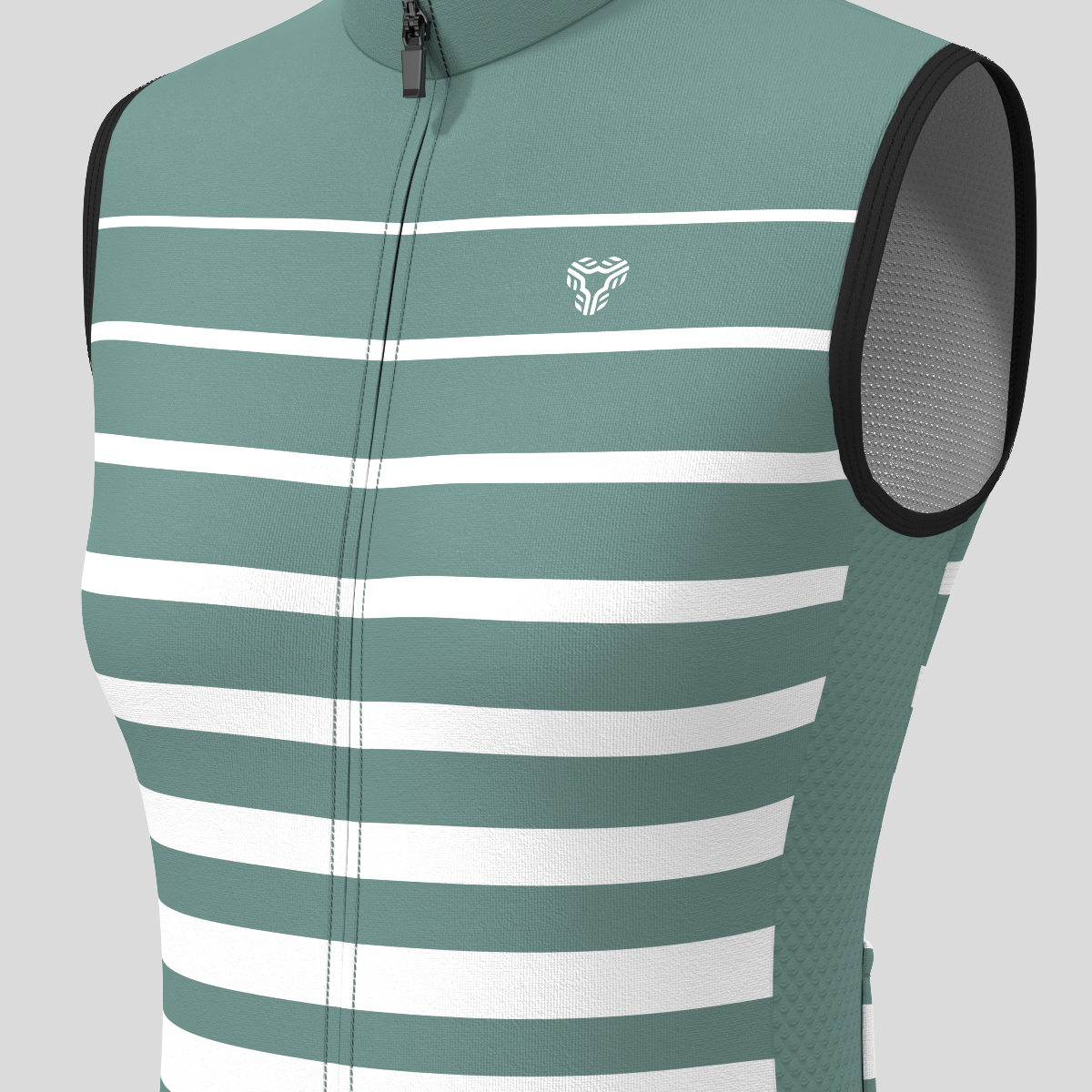 Gradient Stripes Women's Jersey - Sage