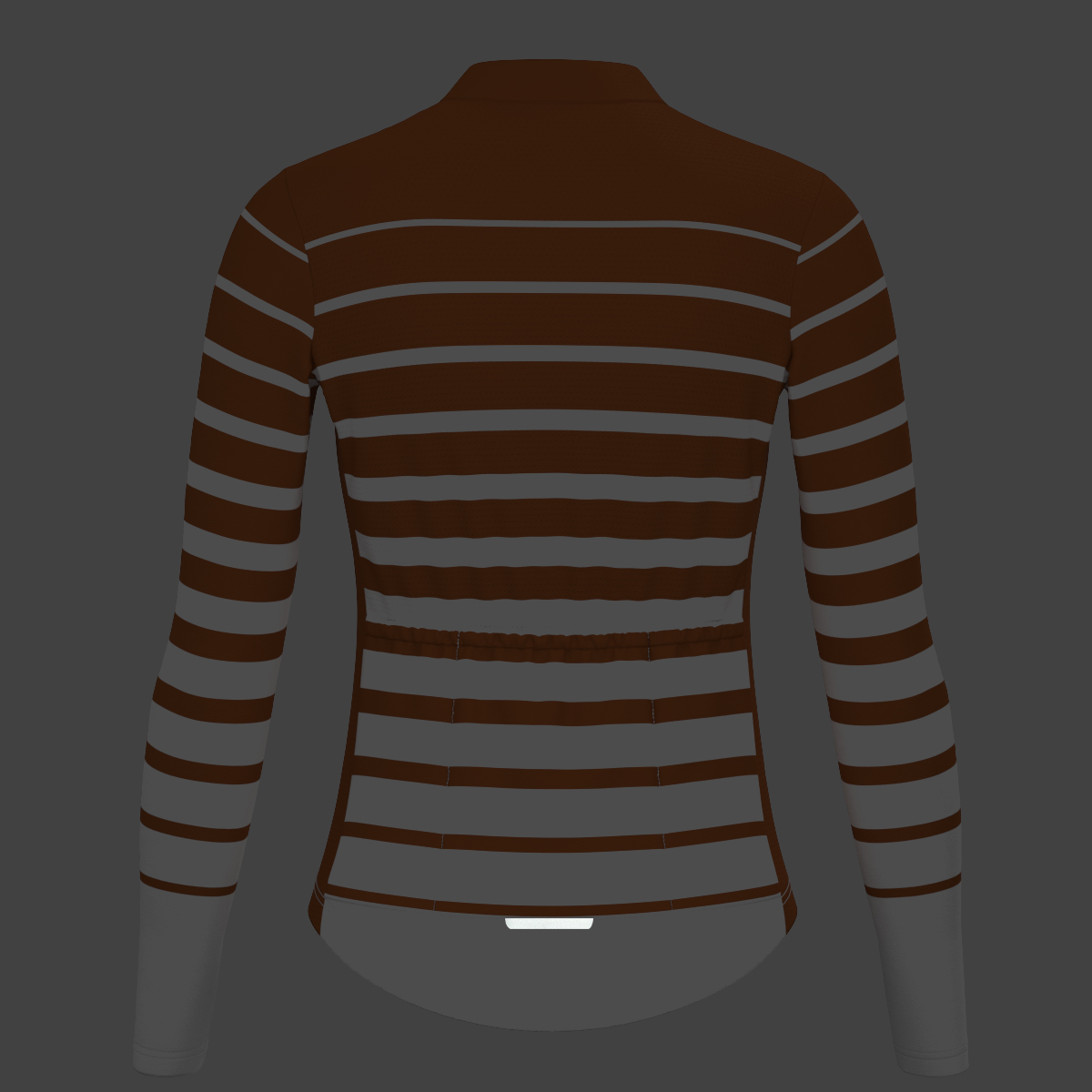 Gradient Stripes Women's LS Jersey - Caramel