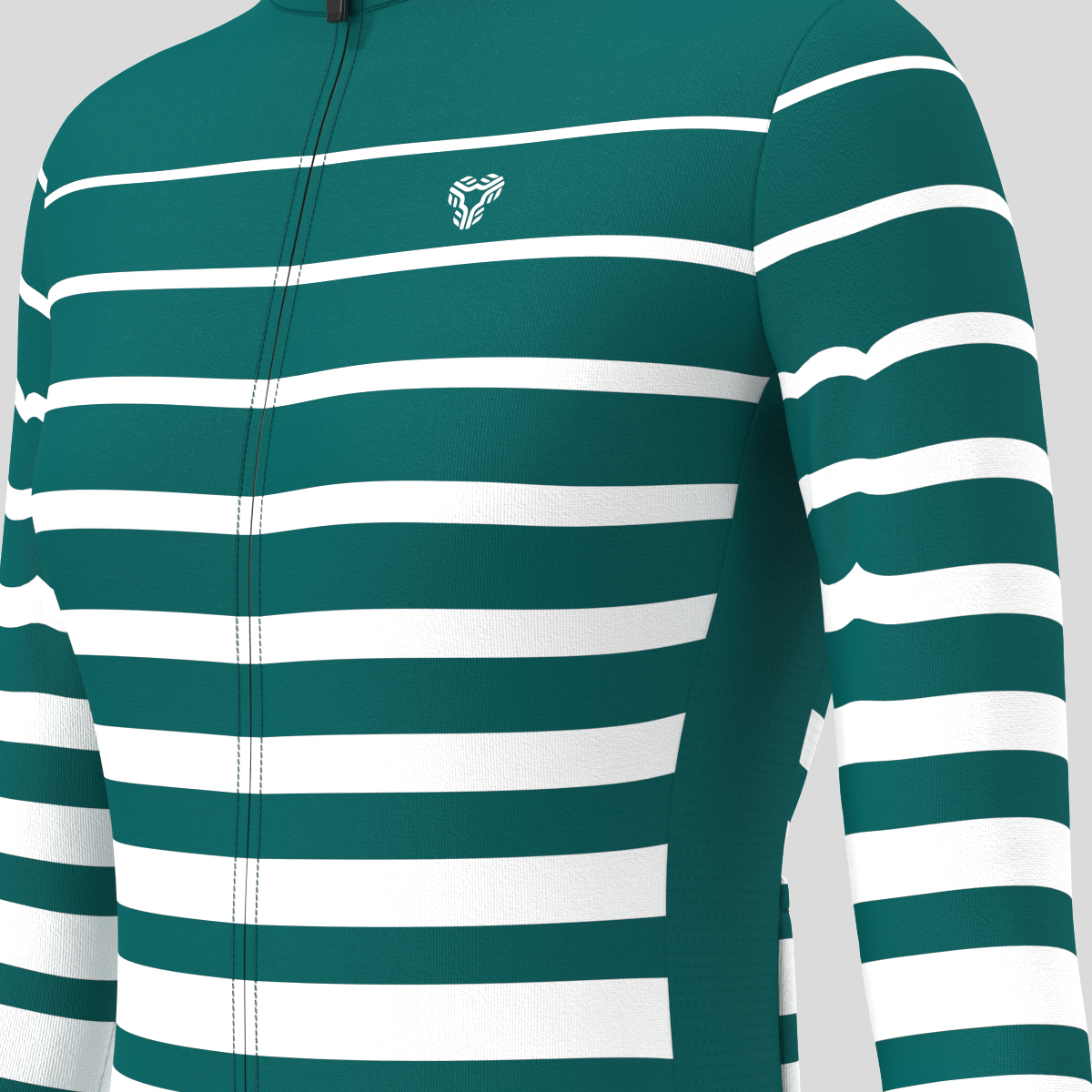 Gradient Stripes Women's LS Jersey - Midnight