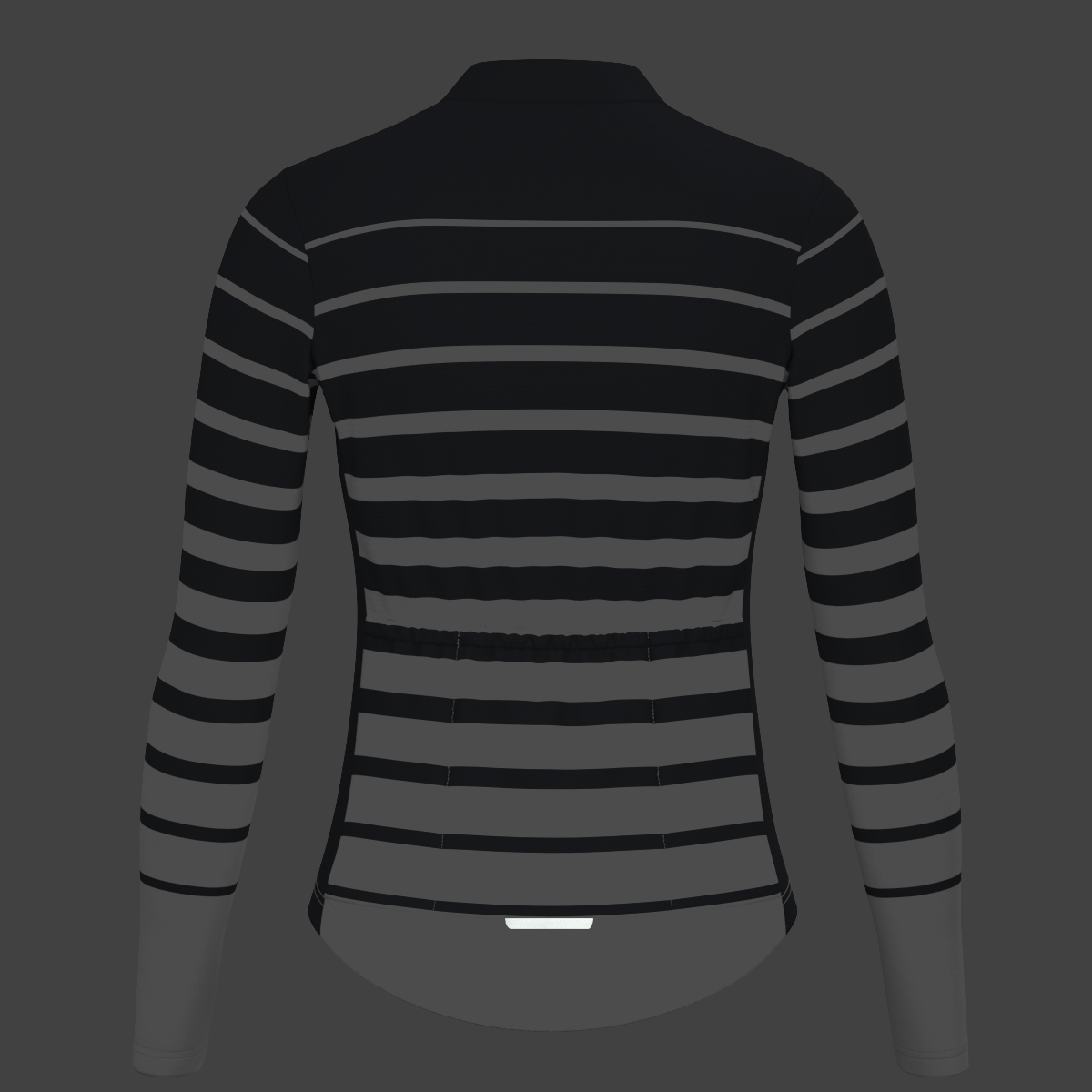 Gradient Stripes Women's LS Jersey - Graphite