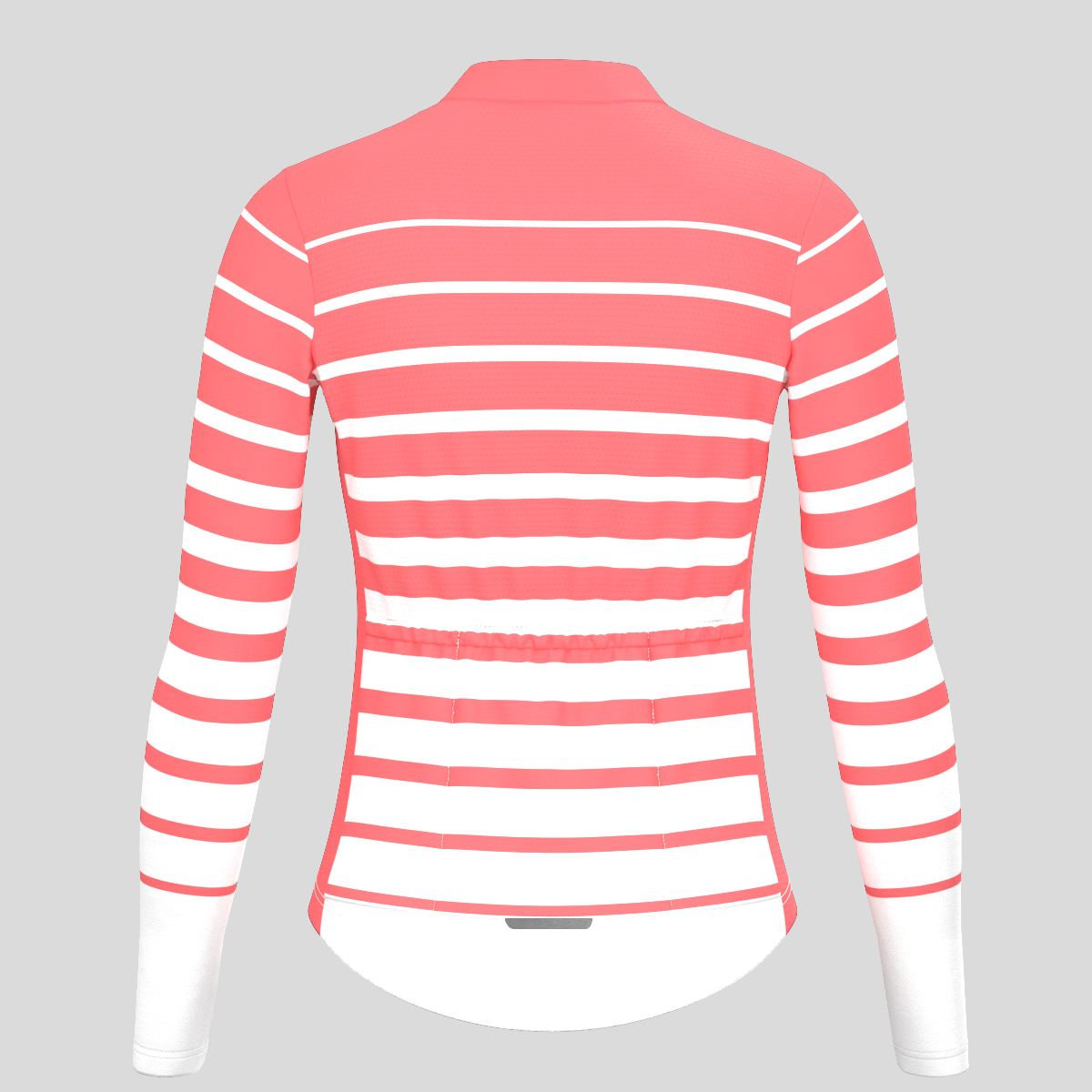 Gradient Stripes Women's LS Jersey - Guava