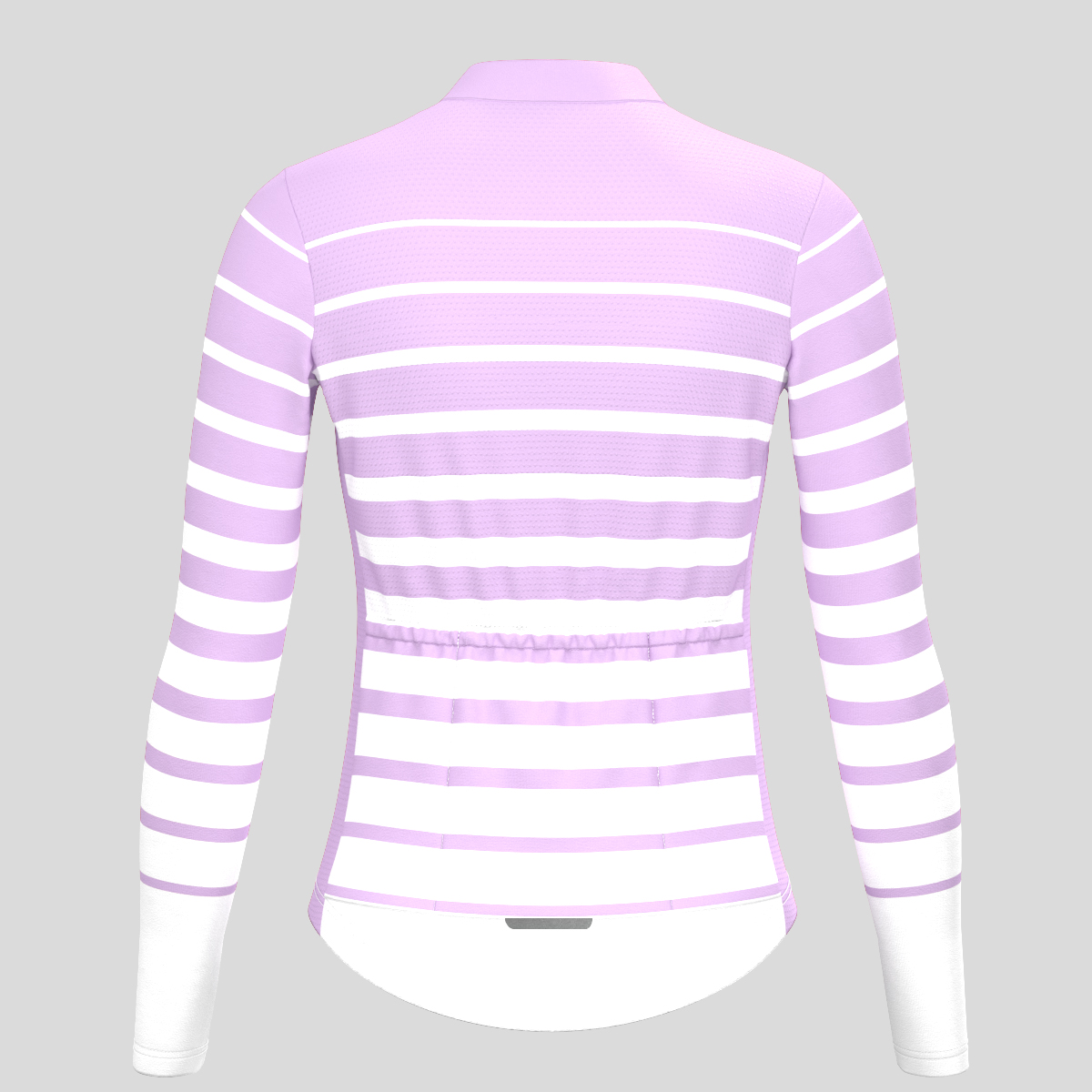Gradient Stripes Women's LS Jersey - Haze
