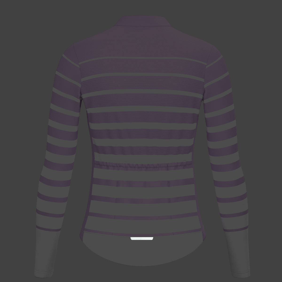 Gradient Stripes Women's LS Jersey - Haze