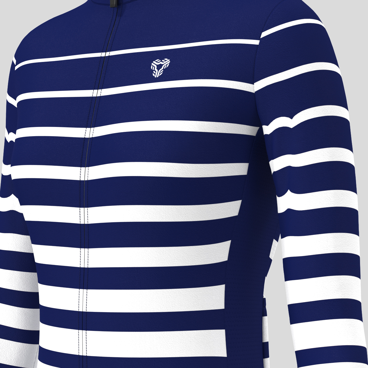 Gradient Stripes Women's LS Jersey - Ink