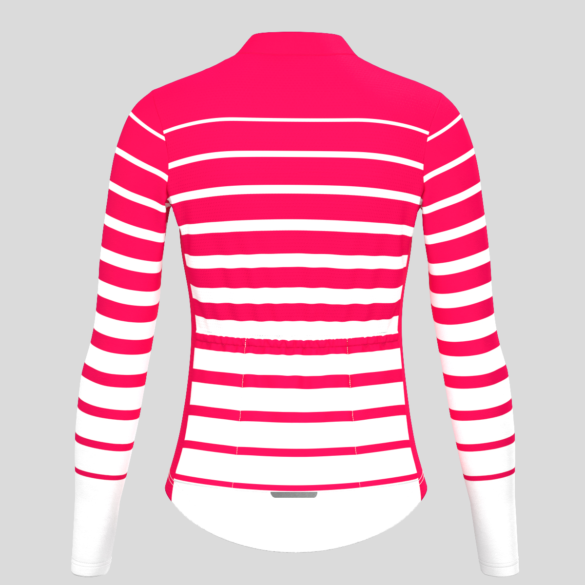 Gradient Stripes Women's LS Jersey - Jester red