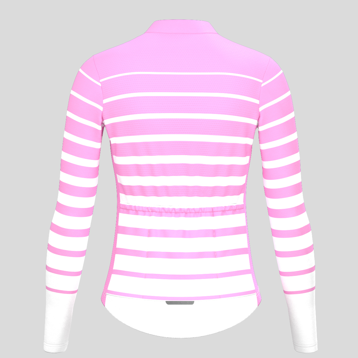 Gradient Stripes Women's LS Jersey -  Neo Pink