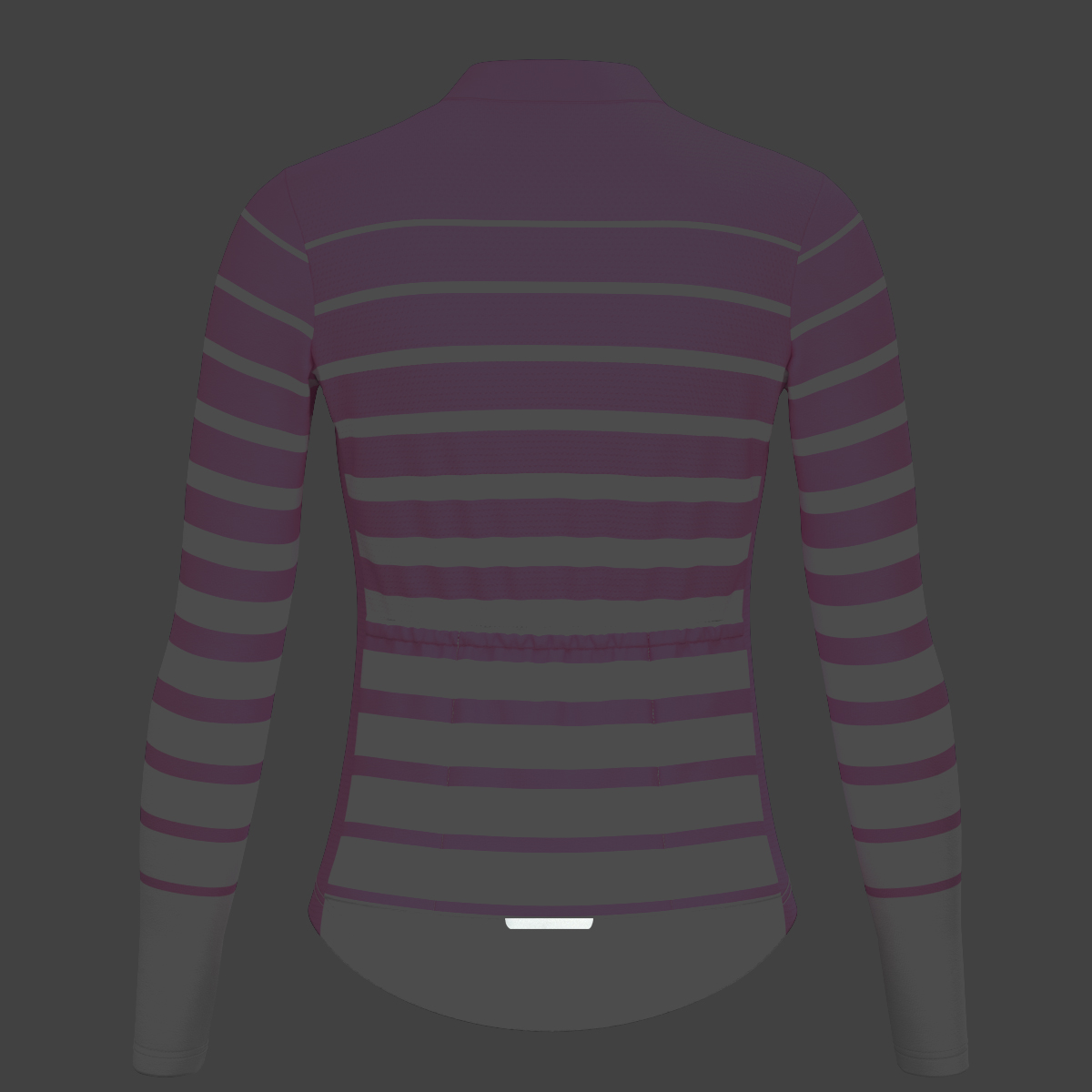 Gradient Stripes Women's LS Jersey -  Neo Pink