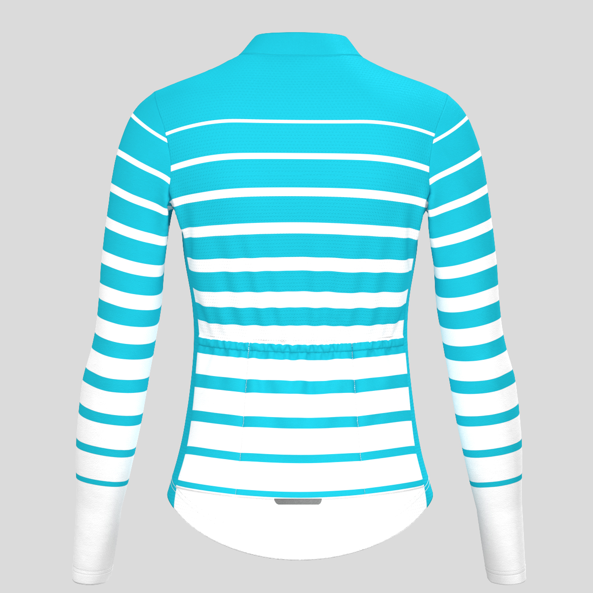 Gradient Stripes Women's LS Jersey -  Ocean