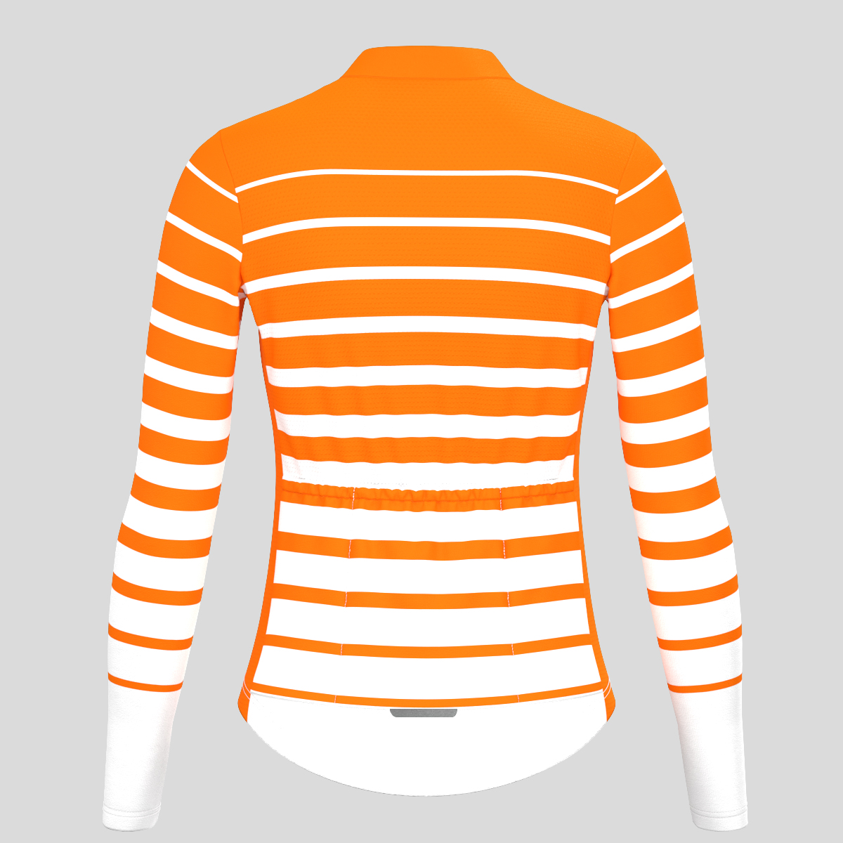 Gradient Stripes Women's LS Jersey -  Orange