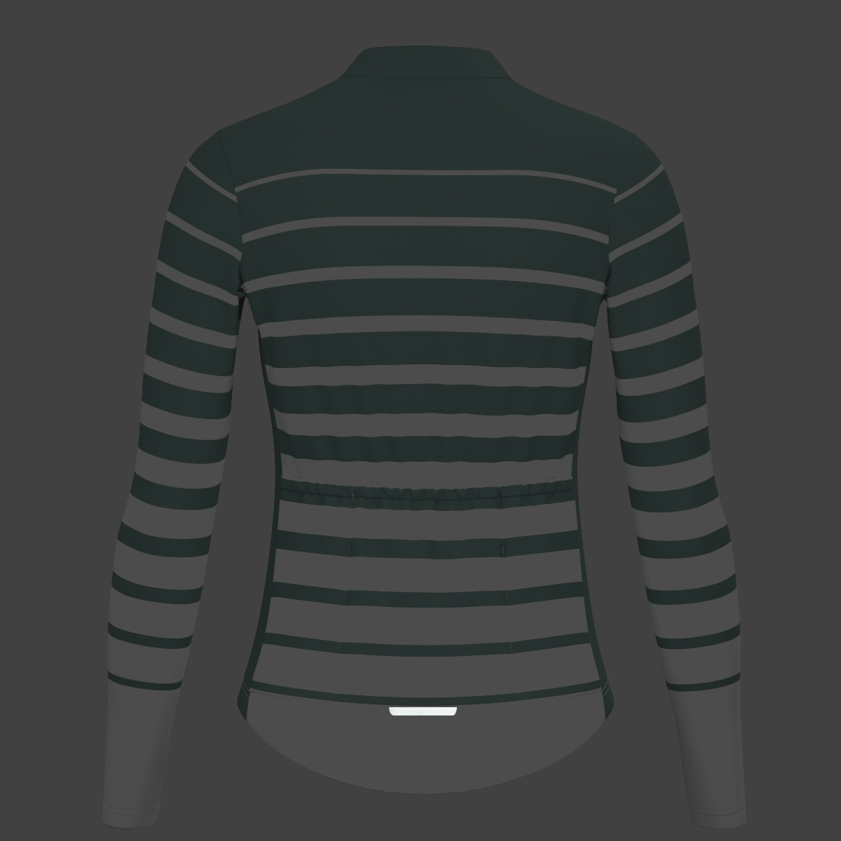 Gradient Stripes Women's LS Jersey -  Sage