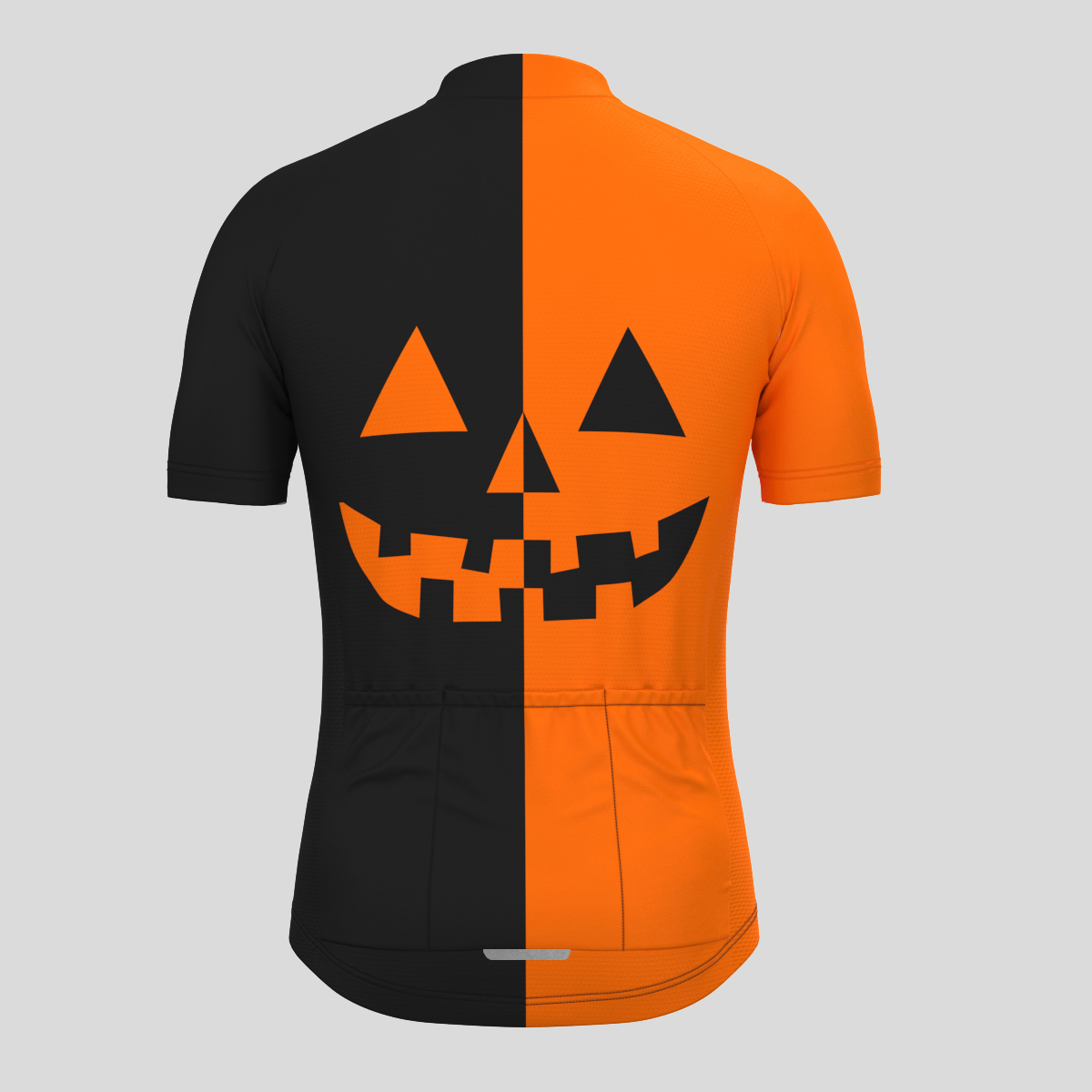 Halloween Pumpkin Face Men's Cycling Jersey