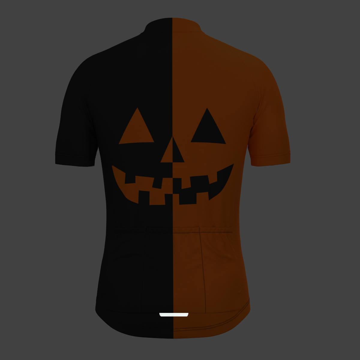 Halloween Pumpkin Face Men's Cycling Jersey