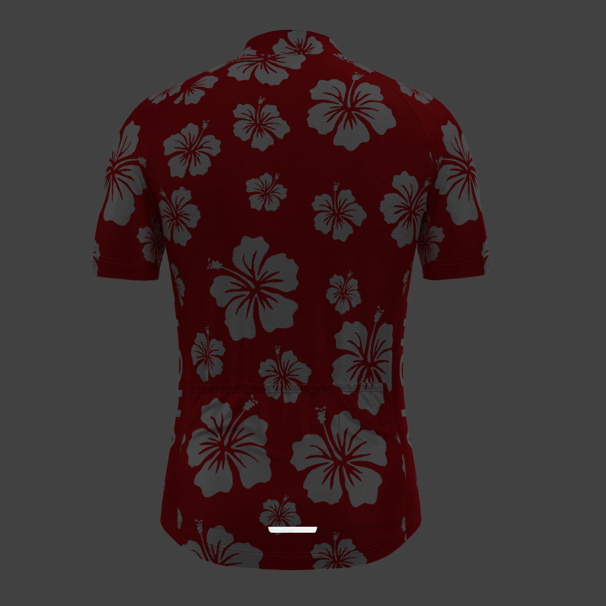 Hawaii Floral Aloha Men's Cycling Jersey - Red